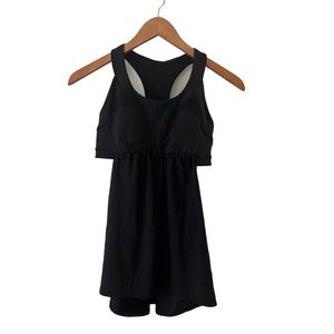 Lululemon racer back black tank top size 6